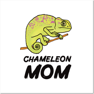 Chameleon Mom for Chameleon Lovers Posters and Art